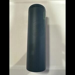 Starbucks Matte Blue tumbler Eco-Friendly 100% Recycled Plastic 16oz - NEW